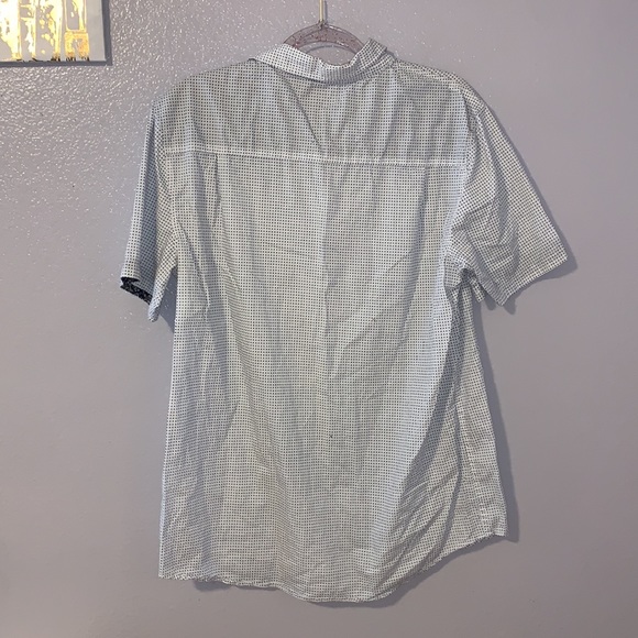 Method white patterned collared button Down shirt - Picture 5 of 7